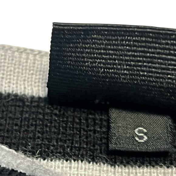 Bitte Kai Rand Boatneck Wool Blend 3/4 Sleeve Sweater Black Tan Stripe Sz Small - Picture 3 of 12